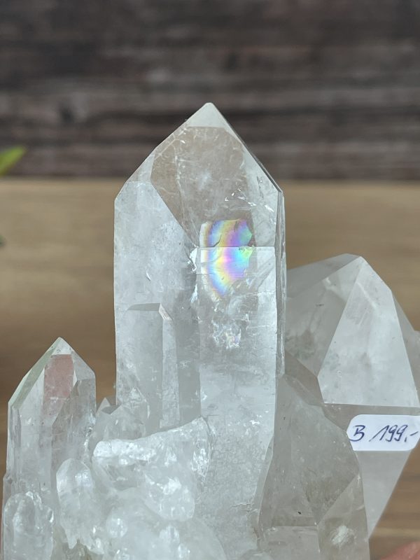 Lemurische Regenbogenkristall-Gruppe – B (392 g)