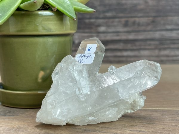 Bergkristallgruppe mit Chlorit & Regenbogen – K (174 g)